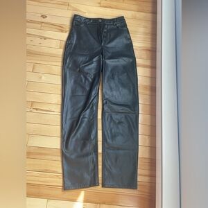 Dynamite black leather pants